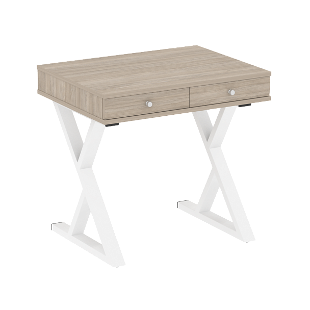 Home Office Стол письменный VR.SP-1-79.M Дуб аттик/Белый металл 794*600*750 - Вид 1