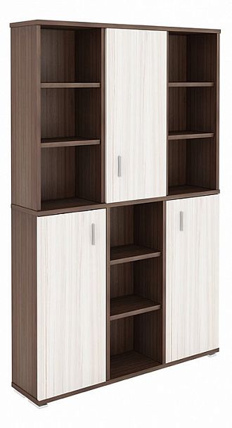 Шкаф книжный Домино ПУ-40-3 Карамель/Шамони - Вид 1