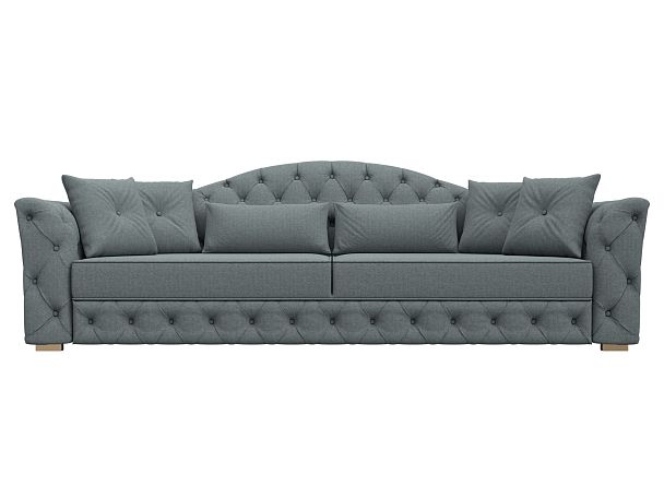 Диван прямой Артис Рогожка серый - Вид 2