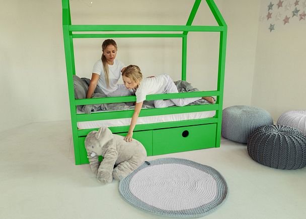 Кровать Дрима Box, зеленый - Вид 6