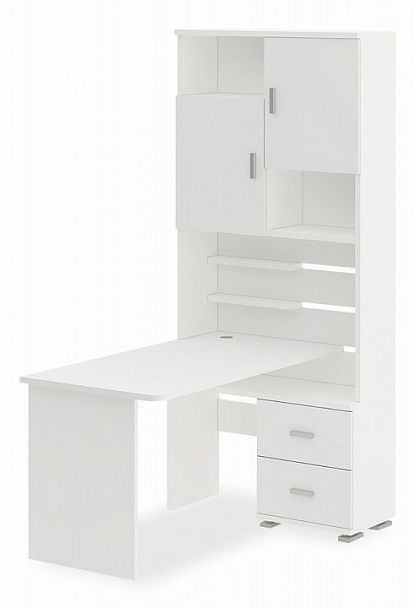 Стол компьютерный Домино СР-720/140 Белый правый - Вид 1