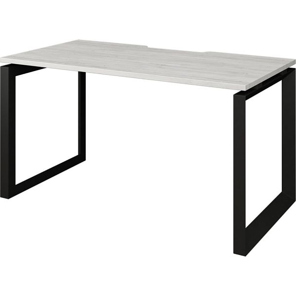 Стол на металлокаркасе НТМП.О-140 Сосна винтер/Антрацит 1400x730x750 Аргентум-МП - Вид 1