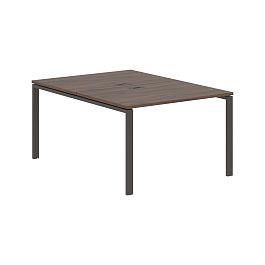 Стол 2-х местный EUWST 1116 Дуб Денвер тёмный/Мокко 1160х1606х750 EDIS - Фото предпросмотра
