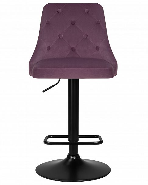 Стул барный DOBRIN JOSEPH BLACK (пудрово-сиреневый велюр (MJ9-52)) - Вид 6