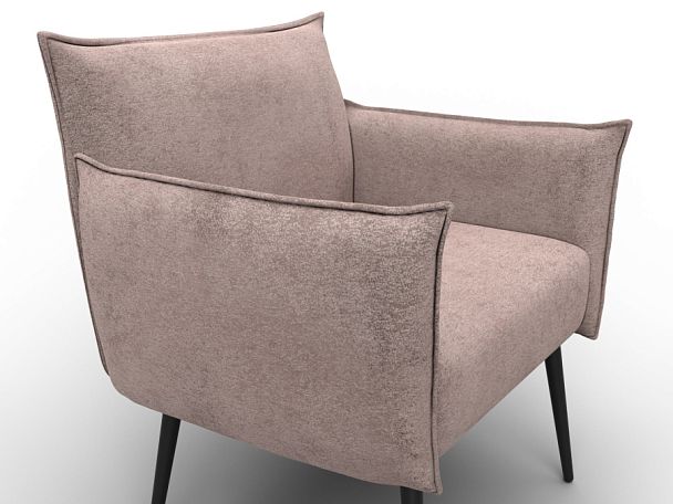 Кресло Лига-083 Велюр бежевый - Вид 4