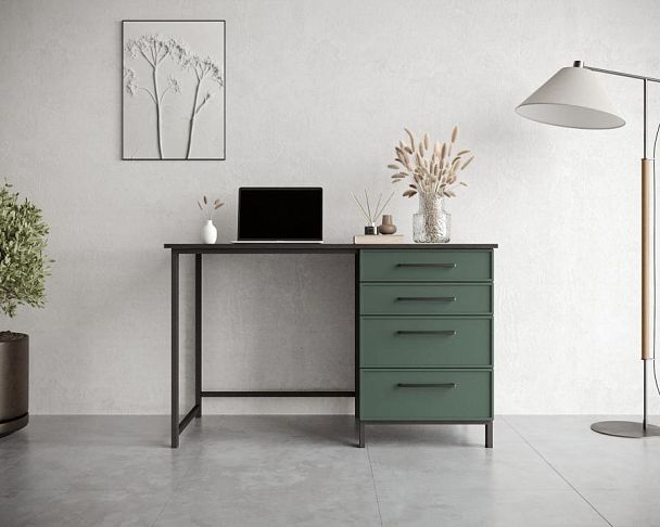 Стол рабочий Nicole c одной тумбой NR23G - Вид 5