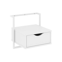 Тумба навесная "Loft" (крепление к стене) VR.L-SY1 Белый Бриллиант/Белый - Фото предпросмотра