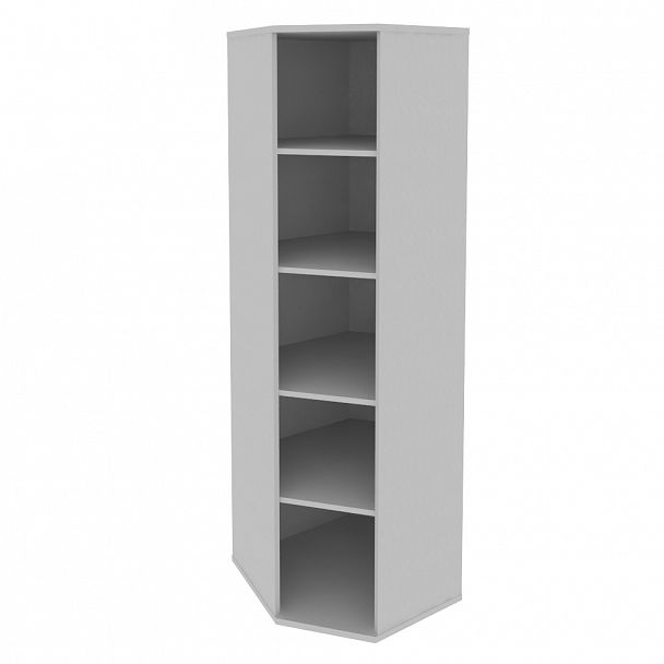 Шкаф угловой "Riva" А.СТ-1.10 серый - Вид 2