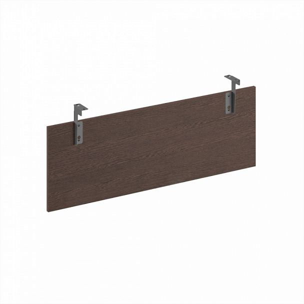 Передняя панель стола Trend Metal 105x1,6x35 тёмный дуб - Вид 1
