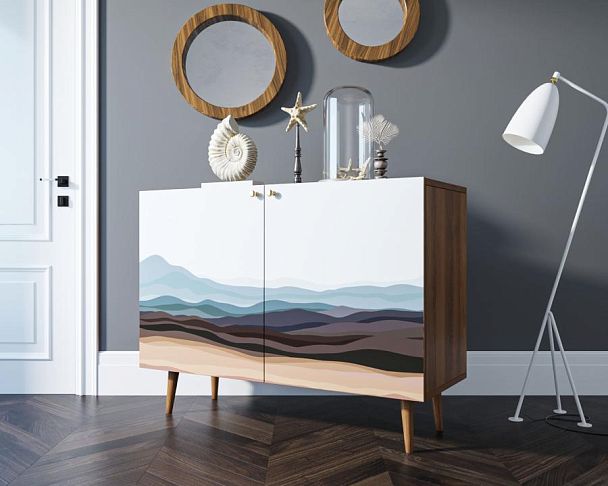 Комод Berber две дверки 11 принт арт BB04/Print_11 - Вид 3