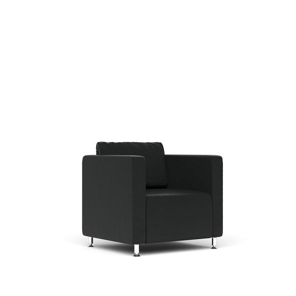 Кресло Робин Rb.002.01 экокожа черная CN1114 - Вид 1