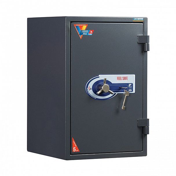 Сейф огневзломостойкий VALBERG "Гарант-67Т", 670х440х440 мм, 99 кг, ключевой замок, крепление к полу - Вид 3