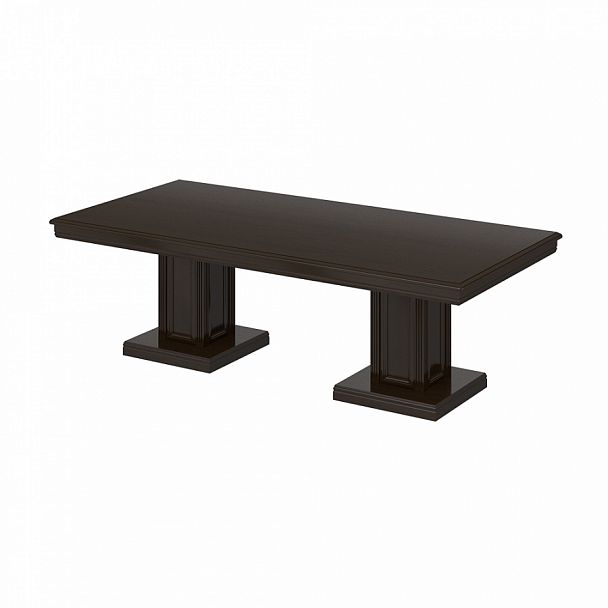 Стол для переговоров "Версаль" ПК-ВР-СТГ240Х117-В2-974 темный орех - Вид 1