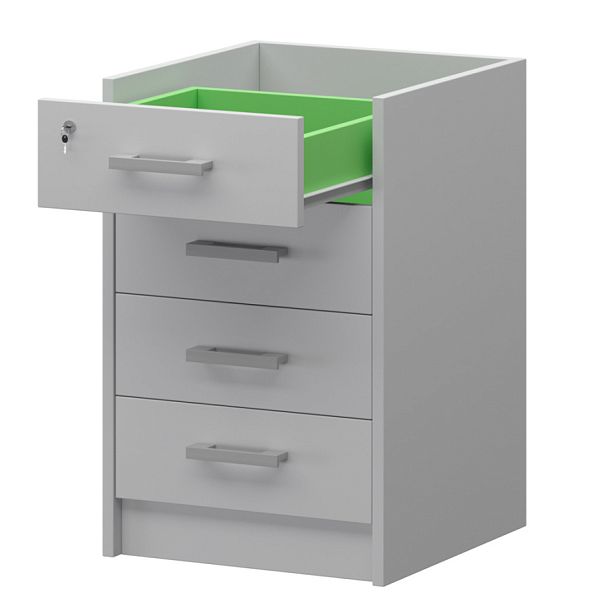 Корпус тумбы приставной АТ-05 Белый 440x450x740 Арго - Вид 1