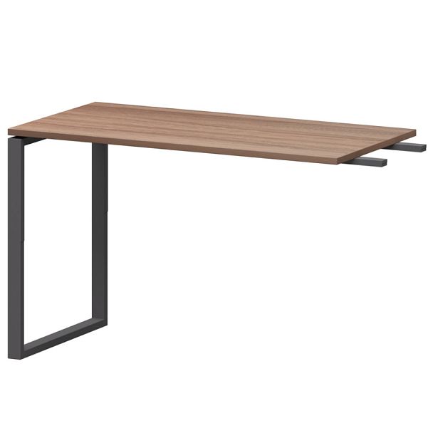 Бриф-приставка на металлокаркасе АМ.О-120.60 Темный шимо/Антрацит 1200x600x760 Арго-М - Вид 1