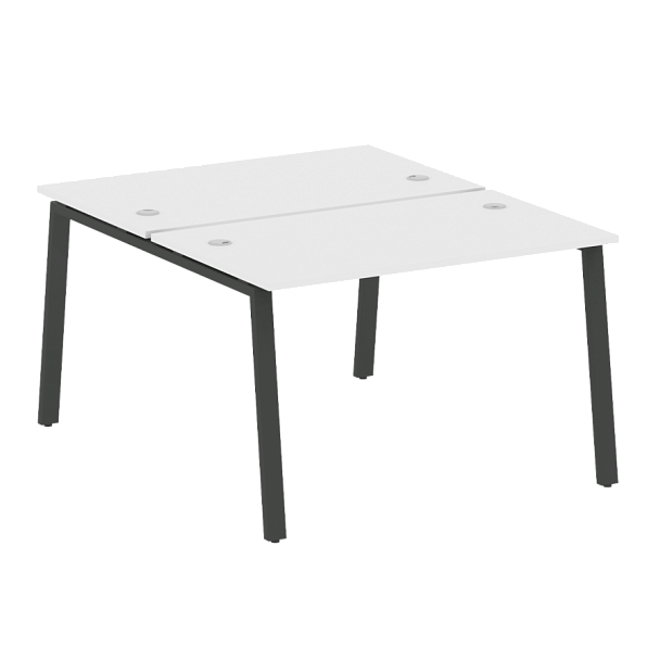 Metal System Р. ст. на А-образном м/к БА.РАС-СП-2.2 Белый/Антрацит металл 1200*1475*750 - Вид 1