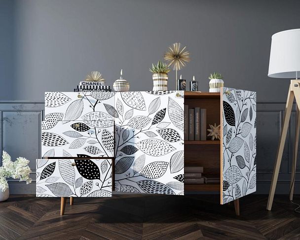 Комод Berber с двумя дверками и ящиками принт 9 арт BB17/Print_09 - Вид 2