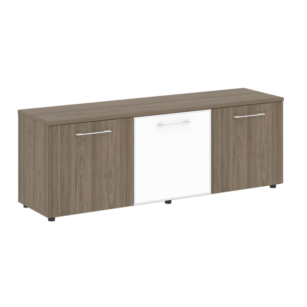 Yalta Тумба модульная LT.TS-3.4 white Вяз/Стекло white 1642*450*580 - Вид 1