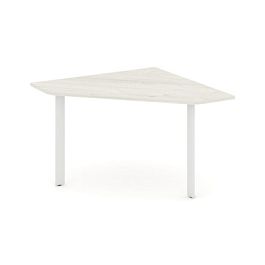 Style Project Next Угловой элемент переговорного стола SN-59.UPRG-031 Дуб Наварра/Металл Белый 1180*1180*750 - Фото предпросмотра