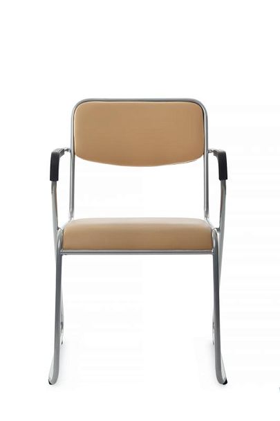 Кресло Nix Plus RCH OMKL-04 Бежевый/Металл окрашенный Хром - Вид 8