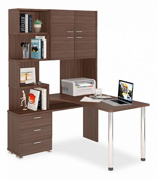 Стол компьютерный Домино СР-500М/140 Шамони левый - Вид 1