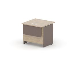 RAC123-8x8 ACCORD Стойка прямая низкая 800х800х732 Сосна Аланд/Серый камень - Фото предпросмотра