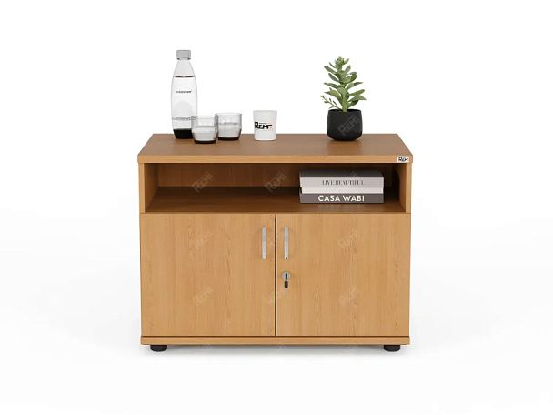 ЛАЙТ / LIGHT RLG018-80x45 Тумба под оргтехнику 80x55x60 Бук - Вид 2