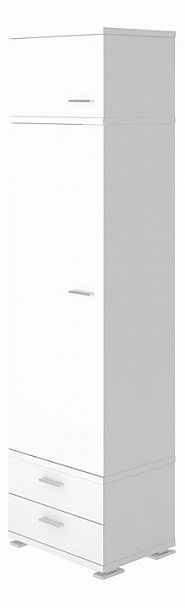 Шкаф платяной Домино Нельсон КС-10 Белый - Вид 1