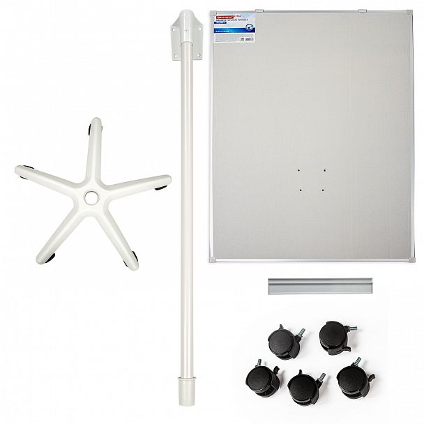 Доска-флипчарт магнитно-маркерная 70х100 см, передвижная, на роликах, Польша, BRAUBERG Extra, 237725 - Вид 12