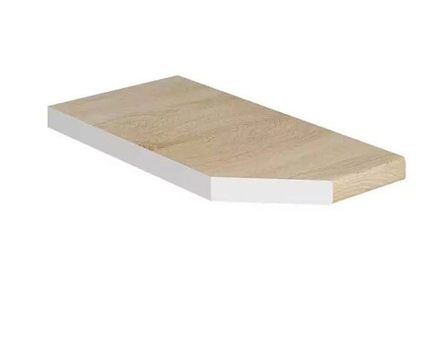 Столешница 0,3м (угол левый) канадский дуб (38мм) - Вид 2