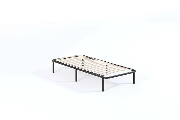 Кровать - подиум металлическая София 1200*2000, цвет черный - Вид 3