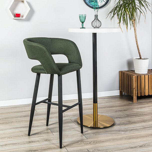 Кресло Бар.Hugs тёмно-зеленый/черный - Вид 12