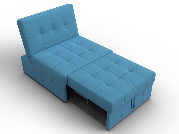 Кресло-кровать Лига-107 (80) Рогожка голубой - Вид 7