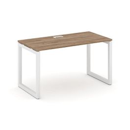 Стайл Проджект Стол письменный SN-5O.SP-002 Дуб Табак/Металл Белый 1180*600*750 - Фото предпросмотра