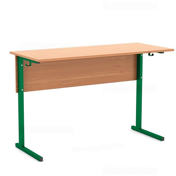 Стол ученический 110В, нерегулируемый, 2-местный на прямоугольной трубе (м/к Красный, Синий, Зеленый), гр.4 - Вид 3