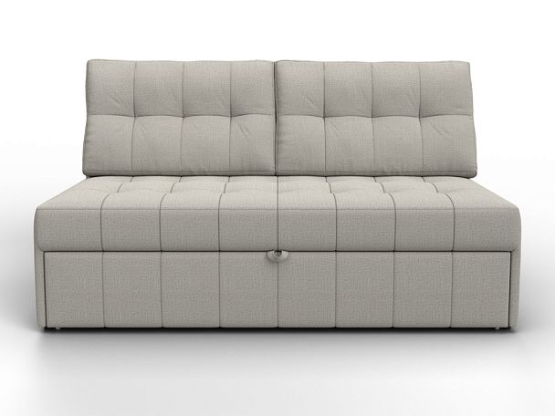 Диван прямой Лига-107 (140) Рогожка бежевый - Вид 2