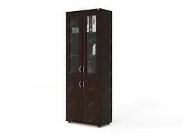 ЛАЙТ / LIGHT RLG041-70x35 Шкаф 4 двери 70x35x183 Венге - Фото предпросмотра