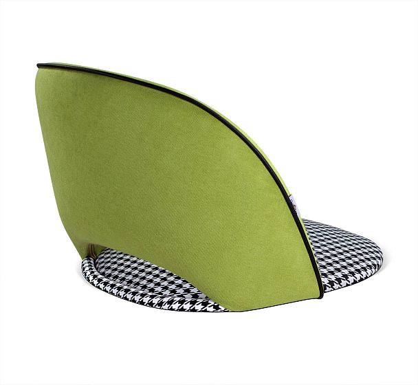 Стул Sheffilton SHT-ST34-3/S37 оливковый/гусиная лапка/черный муар - Вид 4