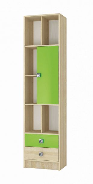 Пенал Колибри (500х2000х320) дуб сонома/мохито матовый - Вид 1