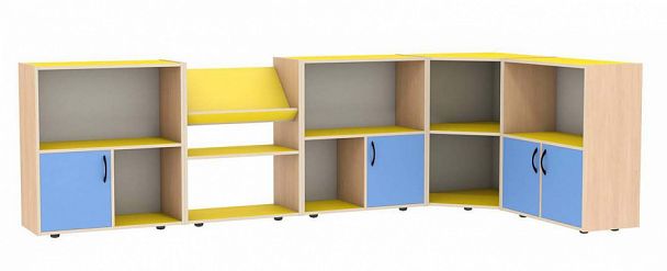 Стеллаж для игрушек и дидактического материала (5 предметов) - Вид 1