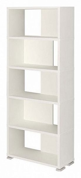 Стеллаж книжный Домино нельсон СБ-10_5 Белый - Вид 1