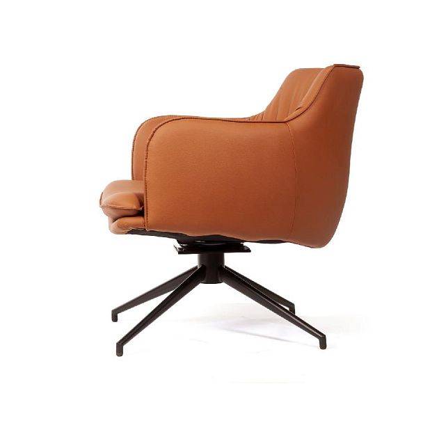 Лаунж кресло Sofia, иск.кожа терракот - Вид 4