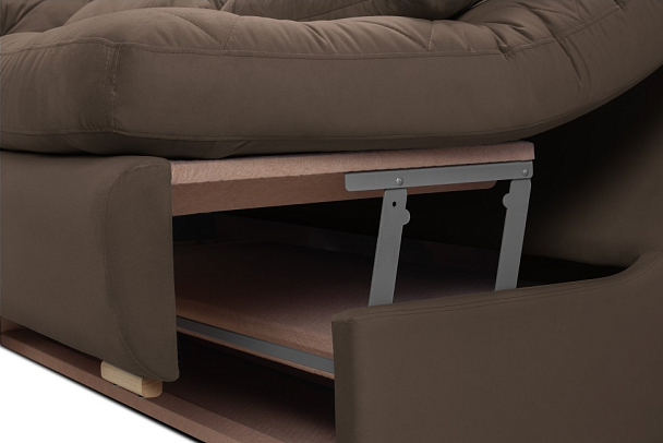 Диван угловой «Борнео» коричневый - Вид 9