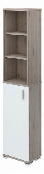 Стеллаж комбинированный Домино нельсон ПУ-20-2 Белый/Нельсон - Вид 1