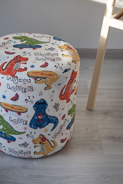 Банкетка Sheffilton KIDS SHT-B12 диномикс - Вид 7