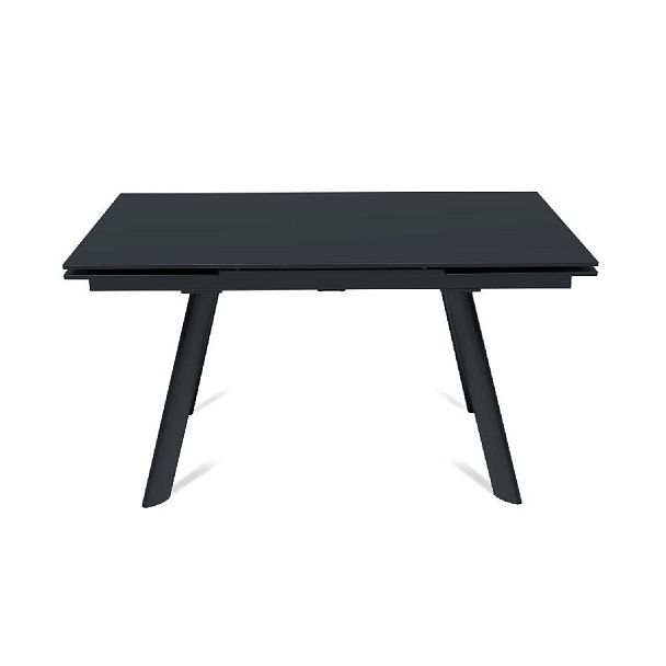 Стол раскладной Stone (140+40+40), керамика матовая черная - Вид 2