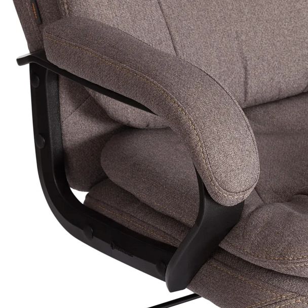 Кресло Комфорт Лт/Comfort Lt (22), ткань рогожка Nice, мокко (серо-бежевая) - Вид 7