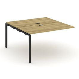 Concept Двойной наборный элемент рабочей станциии CN.DNRS-003 Дуб Винченцо/Металл Черный 1380*1480*750 - Фото предпросмотра