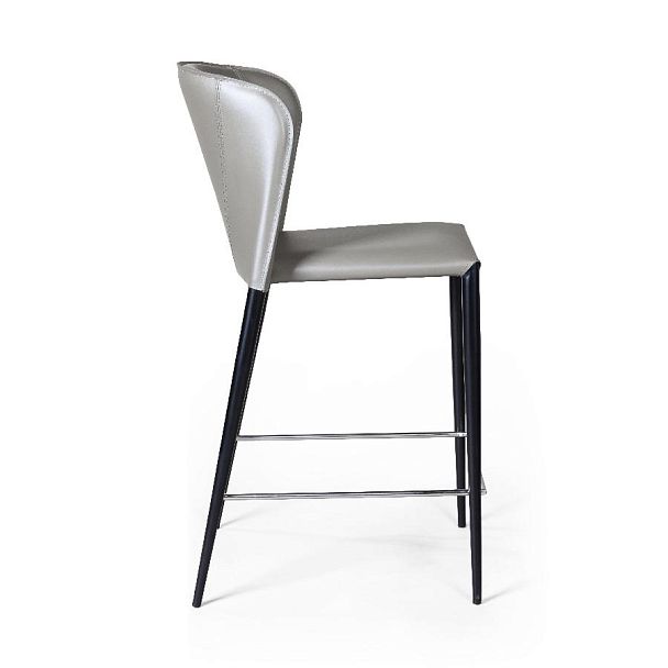 Стул полубарный Albert, кожа тауп - Вид 3