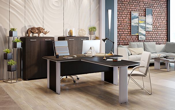 Стол руководителя "Dioni" DST 1690H венге - Вид 3